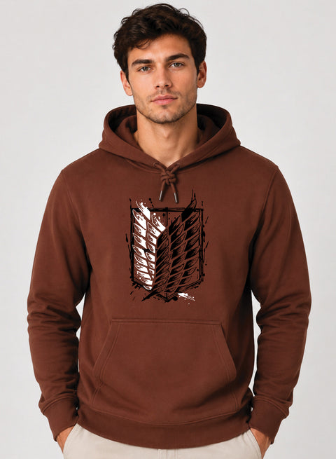 ADRO Abstract Printed Pullover Hoodie