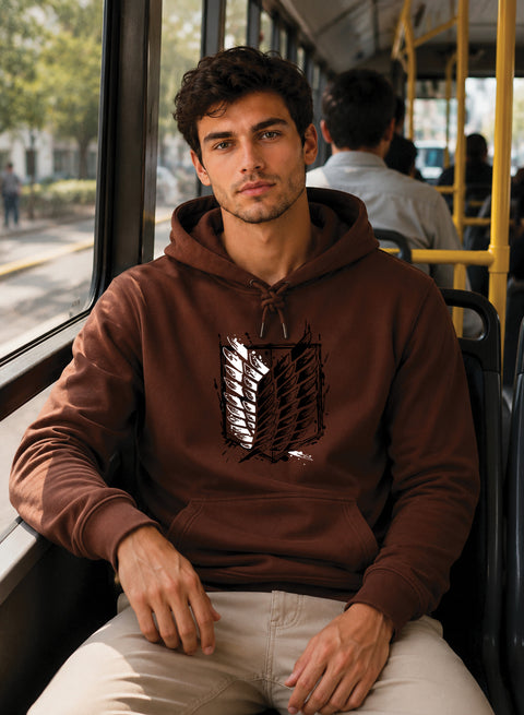 ADRO Abstract Printed Pullover Hoodie