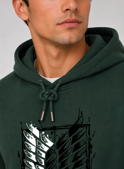 ADRO Abstract Printed Pullover Hoodie