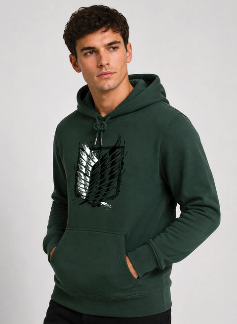 ADRO Abstract Printed Pullover Hoodie