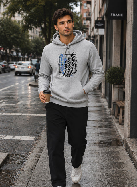 ADRO Abstract Printed Pullover Hoodie