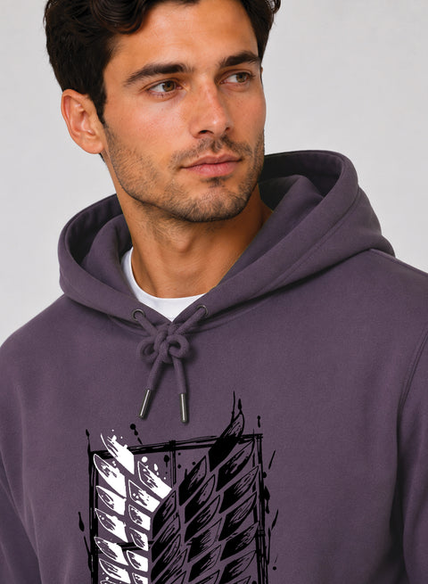 ADRO Abstract Printed Pullover Hoodie
