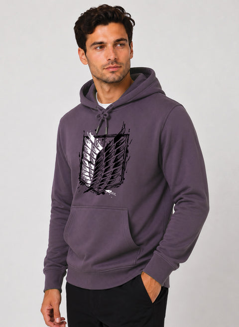 ADRO Abstract Printed Pullover Hoodie