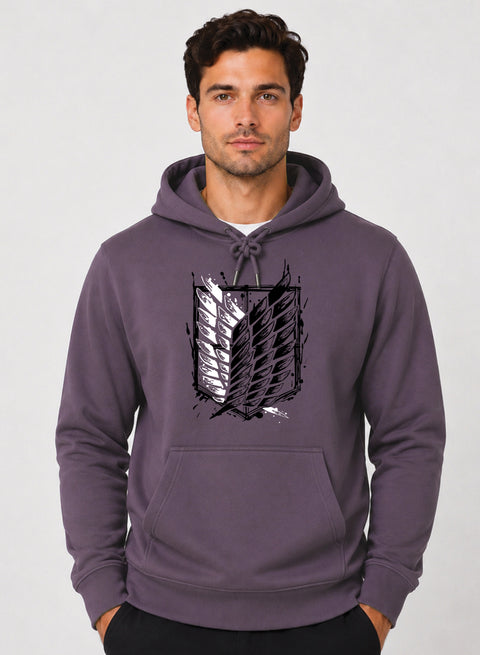 ADRO Abstract Printed Pullover Hoodie