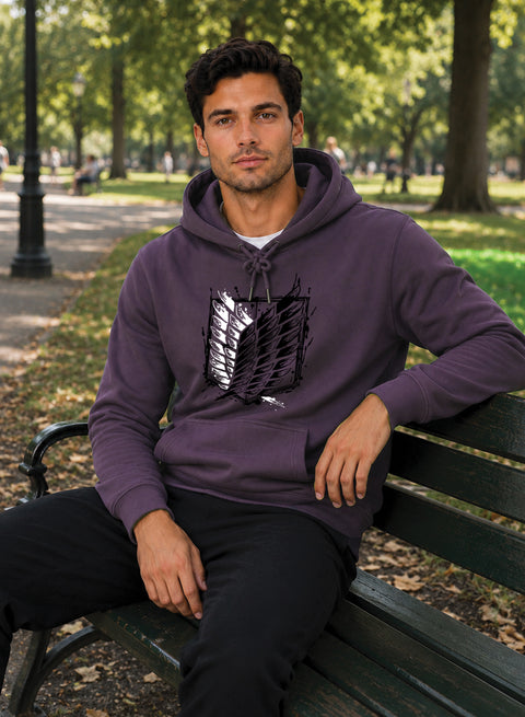ADRO Abstract Printed Pullover Hoodie