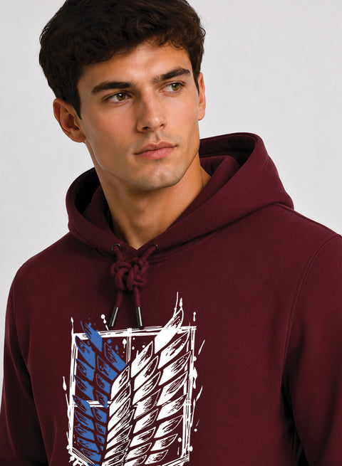 ADRO Abstract Printed Pullover Hoodie
