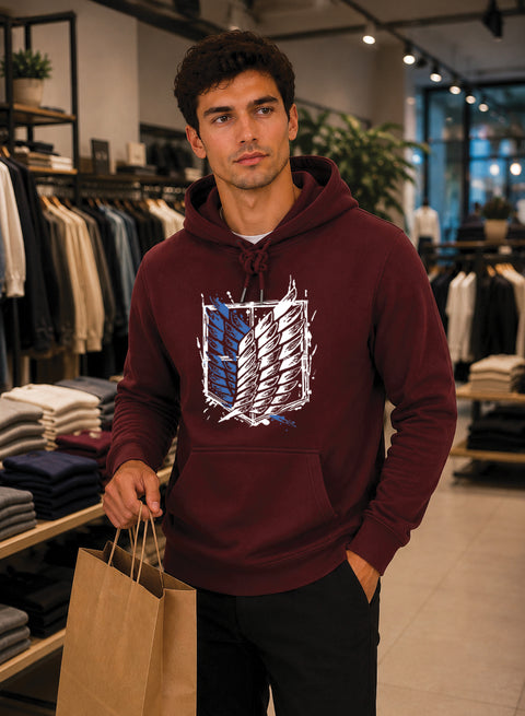 ADRO Abstract Printed Pullover Hoodie