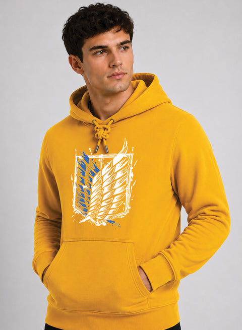 ADRO Abstract Printed Pullover Hoodie