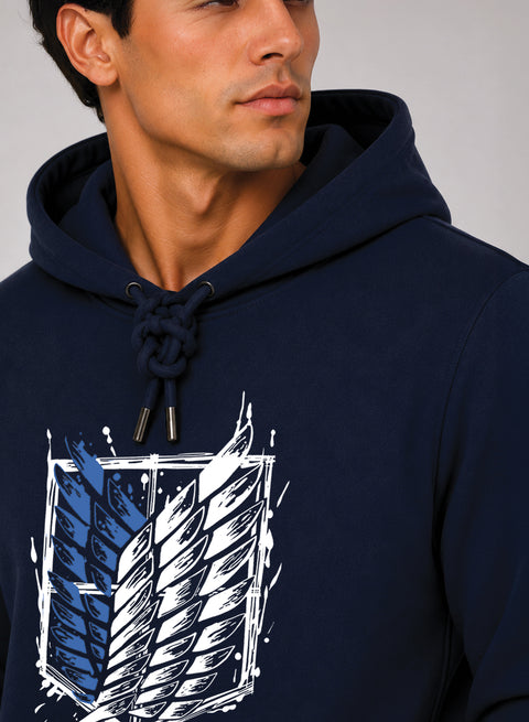 ADRO Abstract Printed Pullover Hoodie