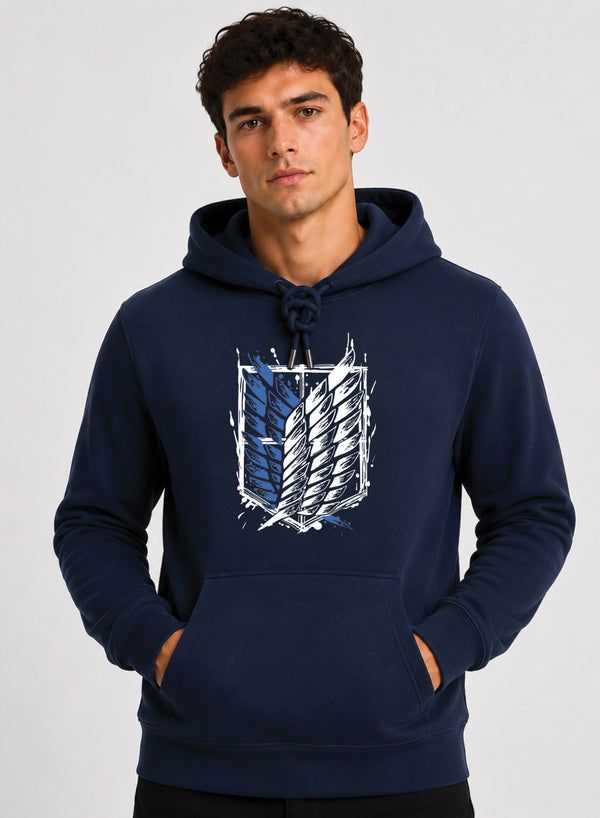 ADRO Abstract Printed Pullover Hoodie