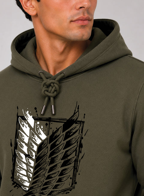 ADRO Abstract Printed Pullover Hoodie