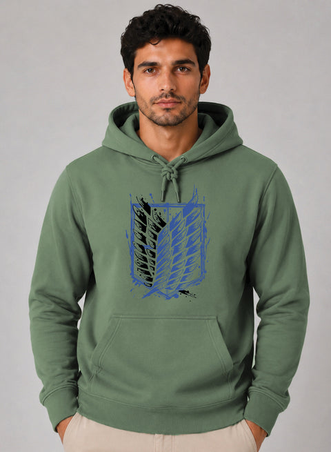 ADRO Abstract Printed Pullover Hoodie