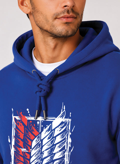 ADRO Abstract Printed Pullover Hoodie