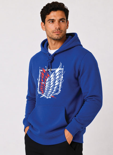 ADRO Abstract Printed Pullover Hoodie