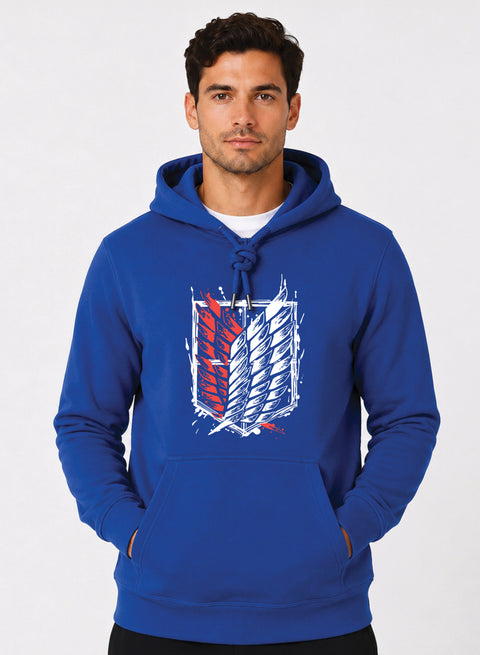 ADRO Abstract Printed Pullover Hoodie