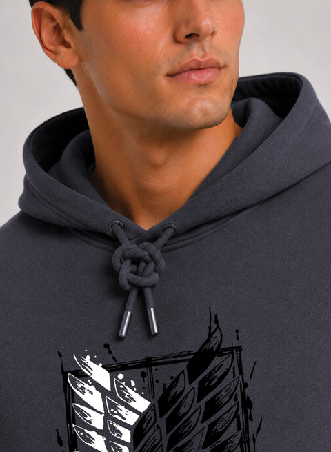 ADRO Abstract Printed Pullover Hoodie