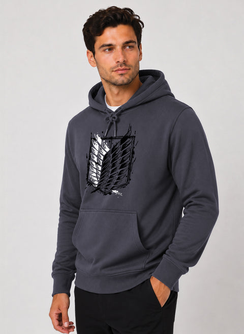 ADRO Abstract Printed Pullover Hoodie
