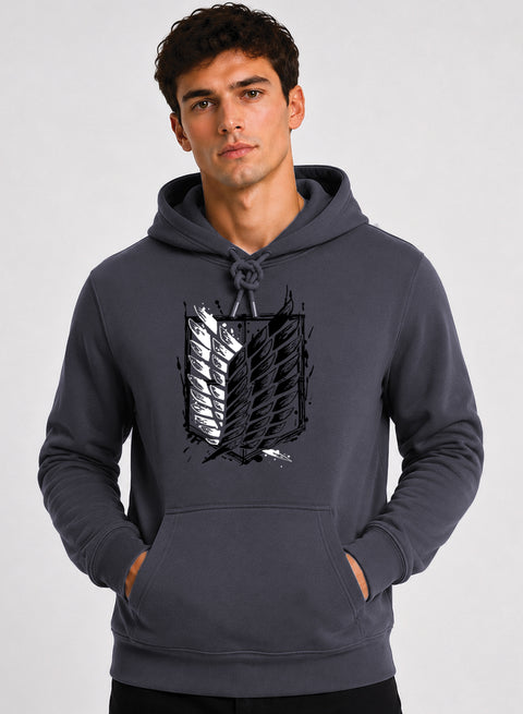 ADRO Abstract Printed Pullover Hoodie