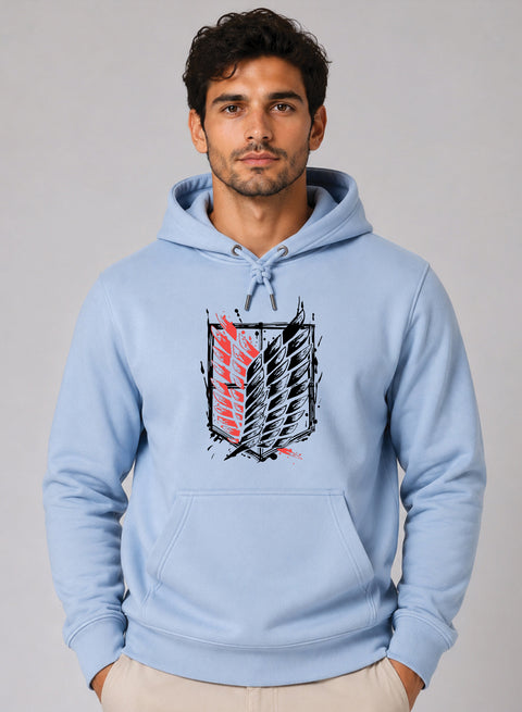 ADRO Abstract Printed Pullover Hoodie