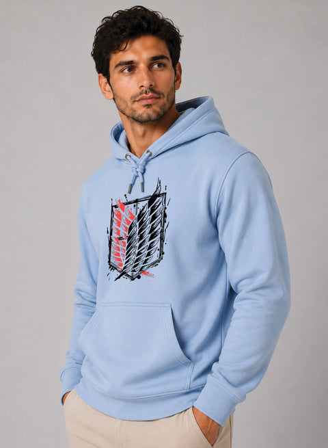 ADRO Abstract Printed Pullover Hoodie