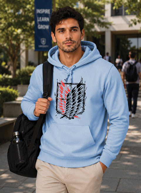 ADRO Abstract Printed Pullover Hoodie