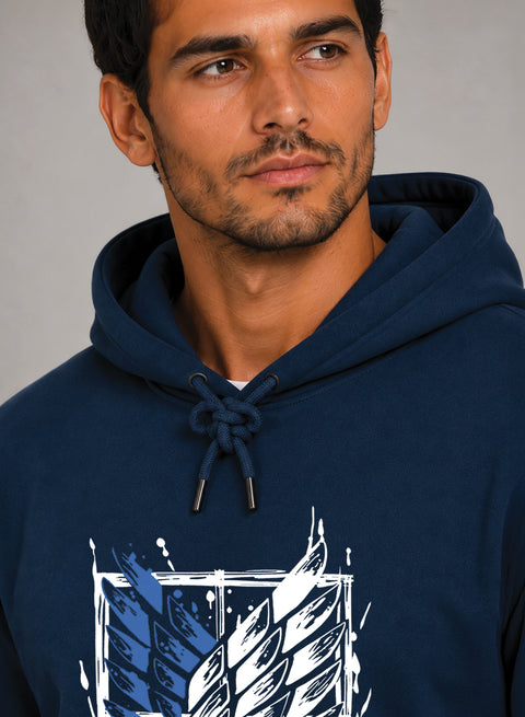 ADRO Abstract Printed Pullover Hoodie