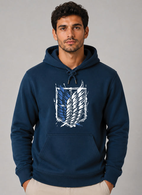 ADRO Abstract Printed Pullover Hoodie