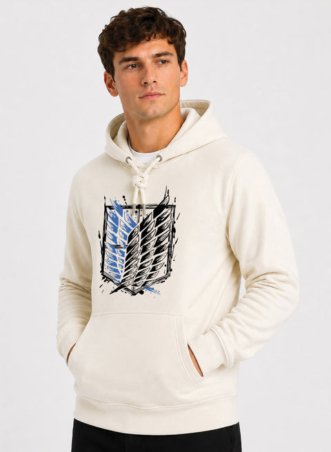 ADRO Abstract Printed Pullover Hoodie