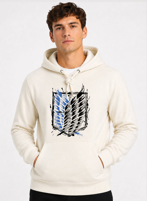ADRO Abstract Printed Pullover Hoodie