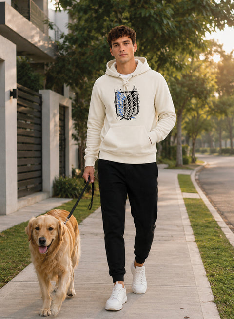 ADRO Abstract Printed Pullover Hoodie