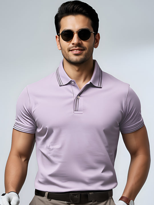 Adro Men’s Polo Shirt | Soft Cotton Blend | Trendy Casual Look