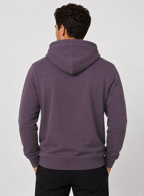 ADRO Hoodie for men | 300 GSM Cotton Fleece Warm & Soft Fabric | Mens Hoodies | Casual Sweatshirt for Winter, Travel & Collage | Regular Fit Hooded Pullover | Lilac Mist