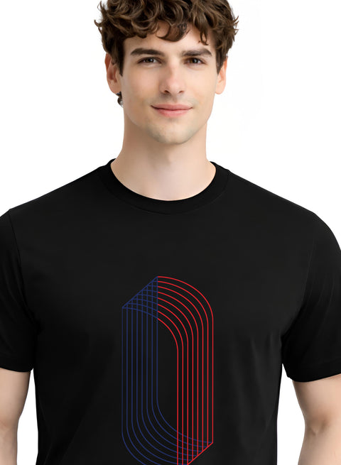 ADRO Printed T-Shirt for Men | Mens Cotton Printed Tshirt | Regular Fit Casual Stylish T-Shirts | Premium Summer Tshirts