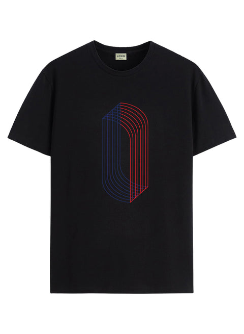 ADRO Printed T-Shirt for Men | Mens Cotton Printed Tshirt | Regular Fit Casual Stylish T-Shirts | Premium Summer Tshirts