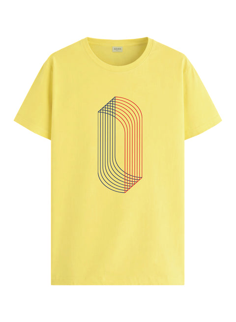 ADRO Printed T-Shirt for Men | Mens Cotton Printed Tshirt | Regular Fit Casual Stylish T-Shirts | Premium Summer Tshirts