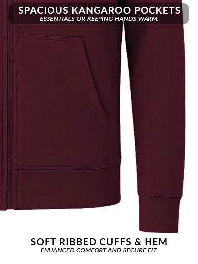 Adro Men’s Zipper Hoodie | Soft Fleece | Casual Streetwear