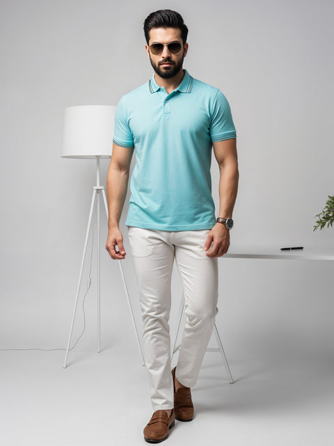 Adro Polo T Shirt for Men | Black Polo T-shirt | 100% Cotton Polo Tshirt | Regular Fit Polo| Available in Plus Size Polo