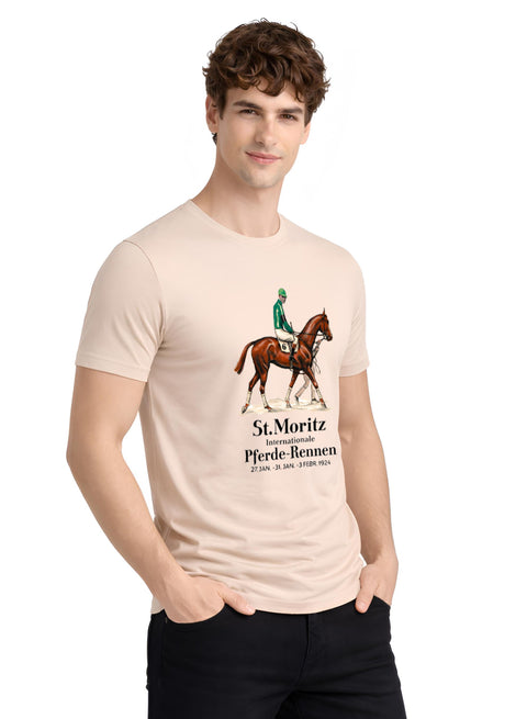 ADRO Mens Vintage Printed T-Shirt | Cotton Printed Tshirt for men | Regular Fit Casual T-Shirts | Premium Summer Tshirts