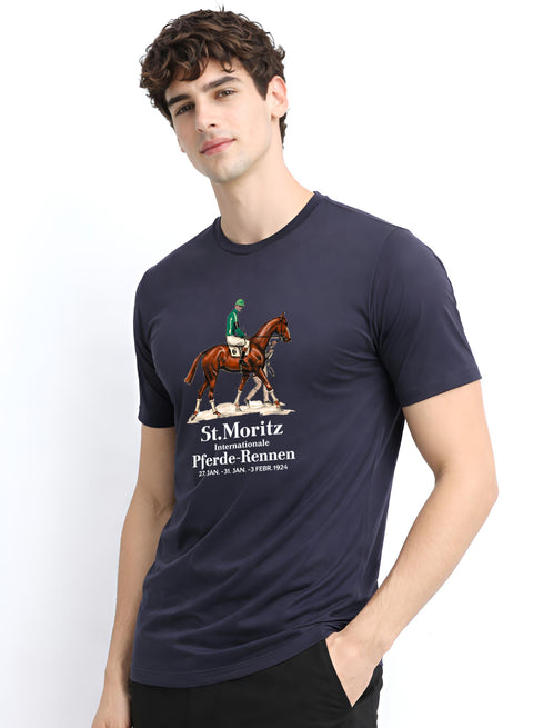 ADRO Mens Vintage Printed T-Shirt | Cotton Printed Tshirt for men | Regular Fit Casual T-Shirts | Premium Summer Tshirts