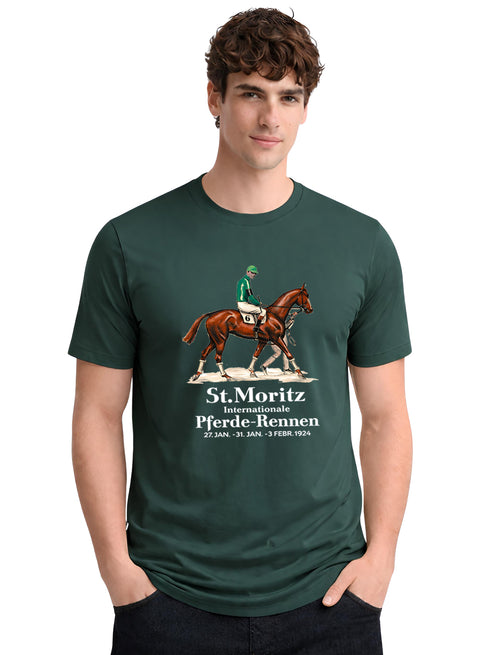 ADRO Mens Vintage Printed T-Shirt | Cotton Printed Tshirt for men | Regular Fit Casual T-Shirts | Premium Summer Tshirts Green