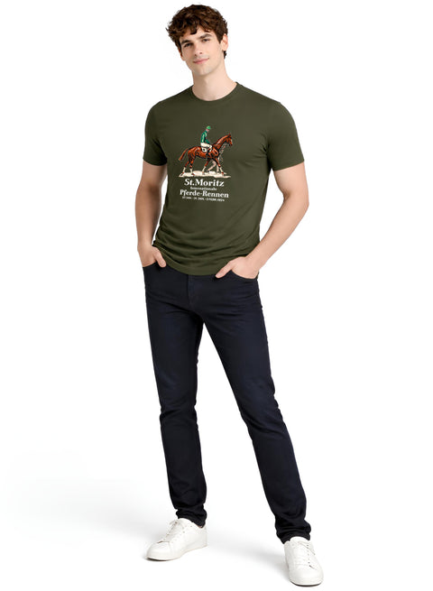 ADRO Mens Vintage Printed T-Shirt | Cotton Printed Tshirt for men | Regular Fit Casual T-Shirts | Premium Summer Tshirts