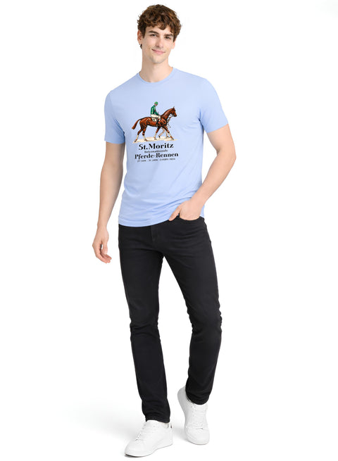 ADRO Mens Vintage Printed T-Shirt | Cotton Printed Tshirt for men | Regular Fit Casual T-Shirts | Premium Summer Tshirts