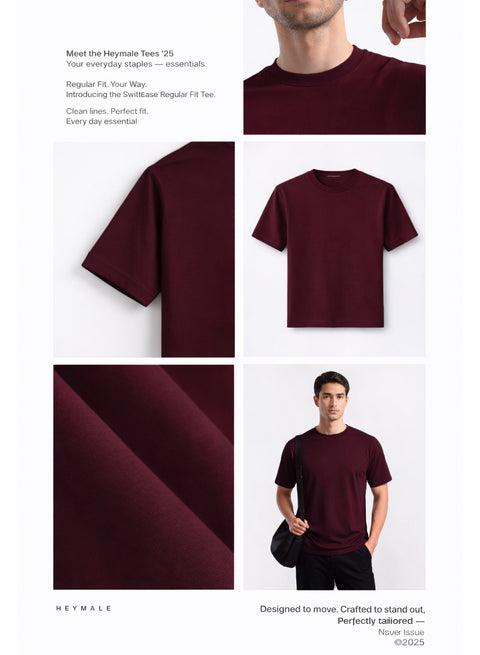 Men’s Cotton T-Shirt Combo Pack of 3 | Regular Fit | ADRO Basics