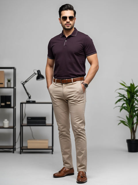 Adro Polo T Shirt for Men | Black Polo T-shirt | 100% Cotton Polo Tshirt | Regular Fit Polo| Available in Plus Size Polo
