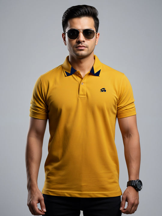 Adro Men’s Polo Shirt | Soft Cotton Blend | Trendy Casual Look