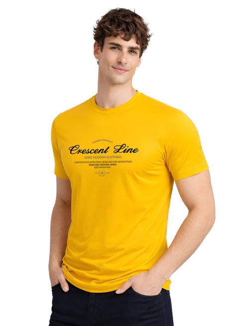 Adro Mens Graphic Printed 100% Cotton T-Shirt | Regular Fit | Printed T-Shirts for Men | Summer Stylish Mens Printed T shirt