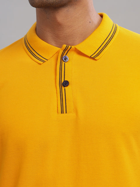 Adro Polo T Shirt for Men | Black Polo T-shirt | 100% Cotton Polo Tshirt | Regular Fit Polo| Available in Plus Size Polo