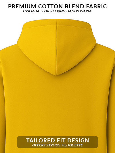 Adro Men’s Regular Fit Zip-Up Hoodie for man | 320 GSM Cotton Poly Fleece Zipper Sweatshirt with Soft Fabric & Printed Hoodies
