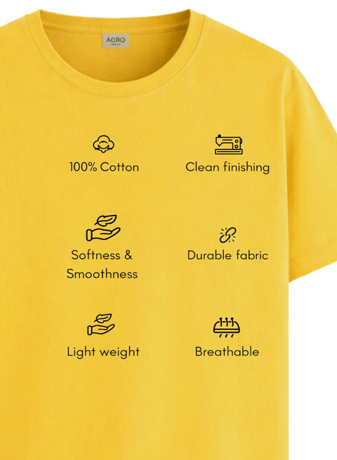 Men’s Cotton T-Shirt Combo Pack of 3 | Regular Fit | ADRO Basics