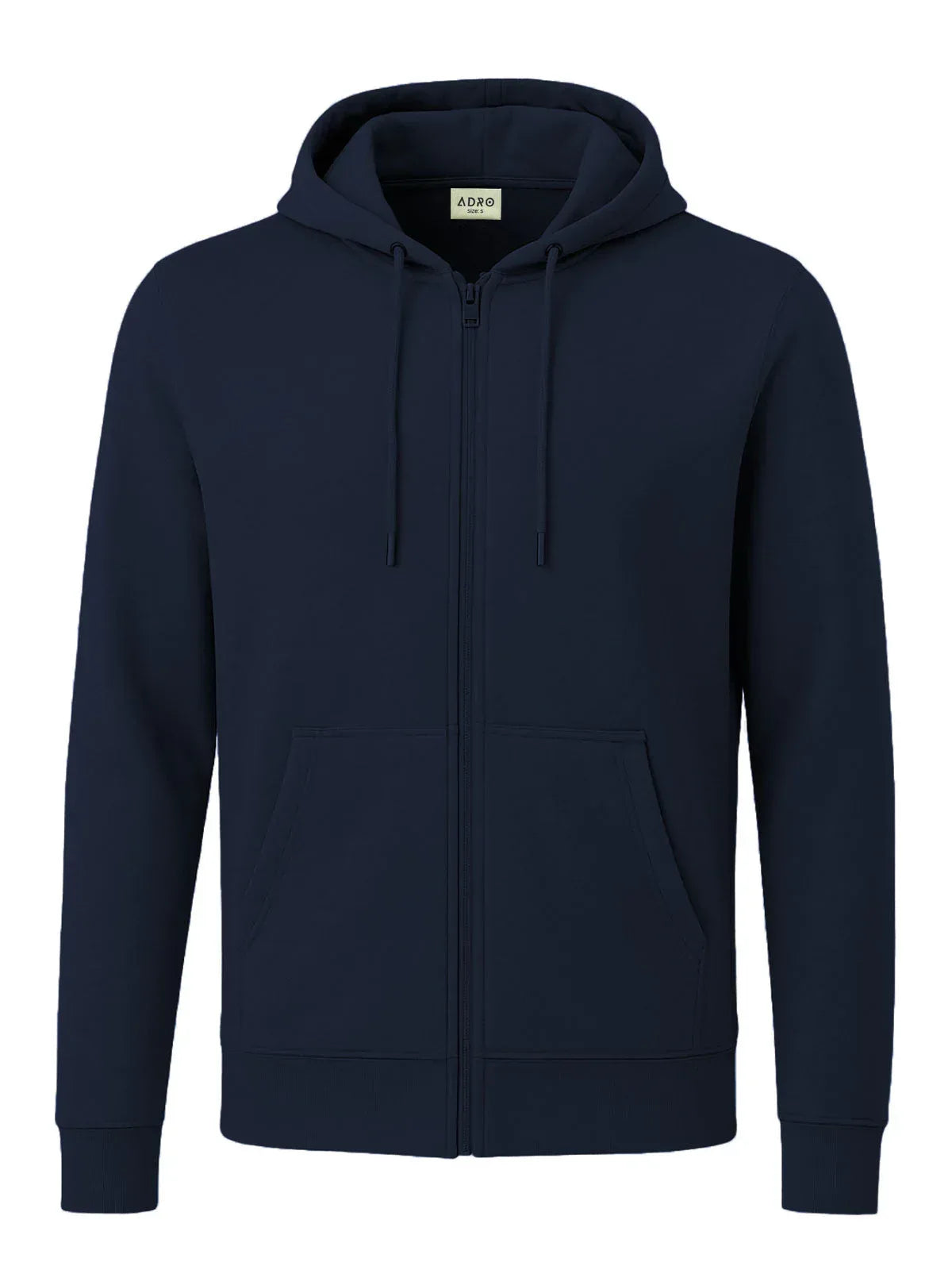 Adro Men's Zipper Hoodie | Soft Fleece | Casual Streetwear